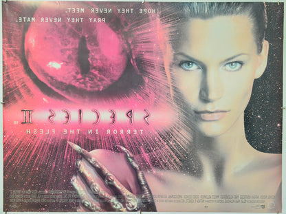 Species II (Back) Cinema Quad Movie Poster 