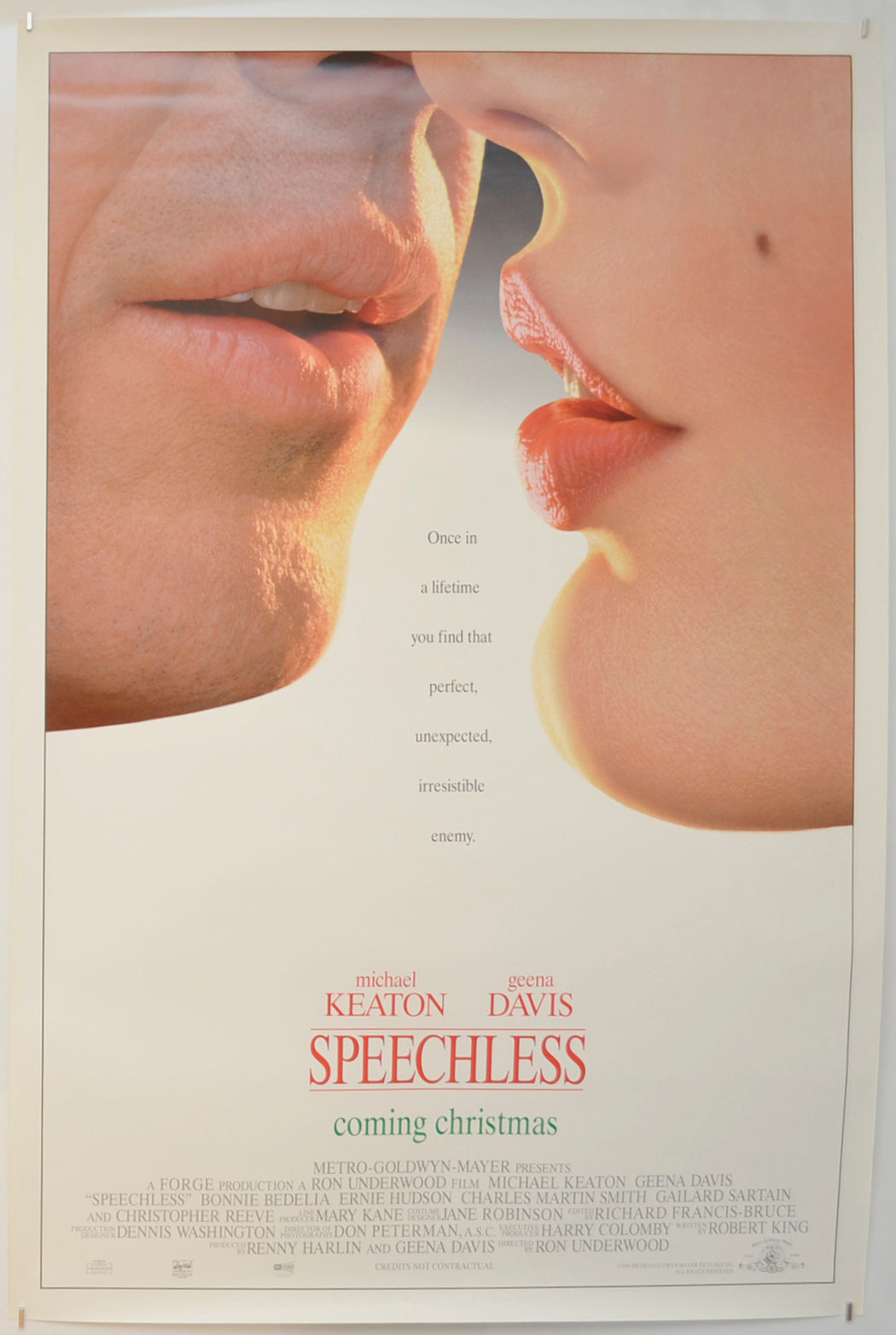 Speechless  Original One Sheet Poster - Film Poster - Movie Poster