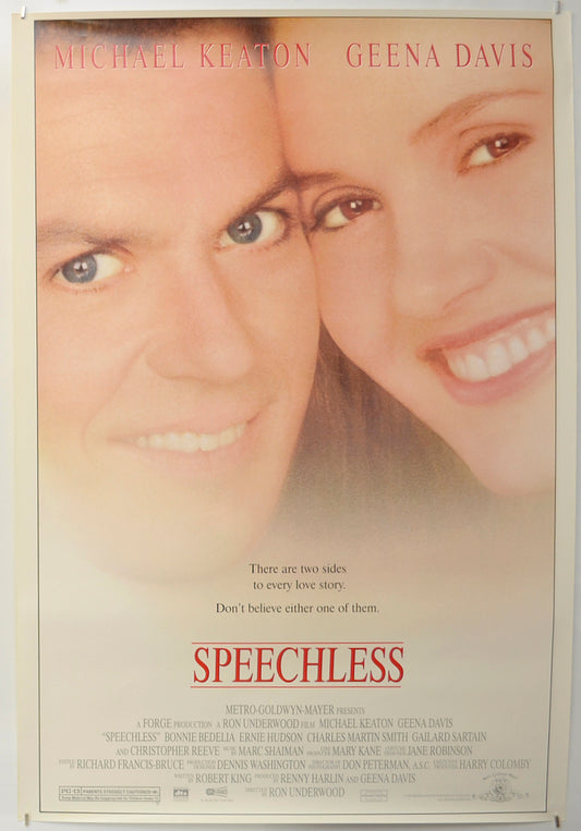 Speechless Original One Sheet Poster - Film Poster - Movie Poster