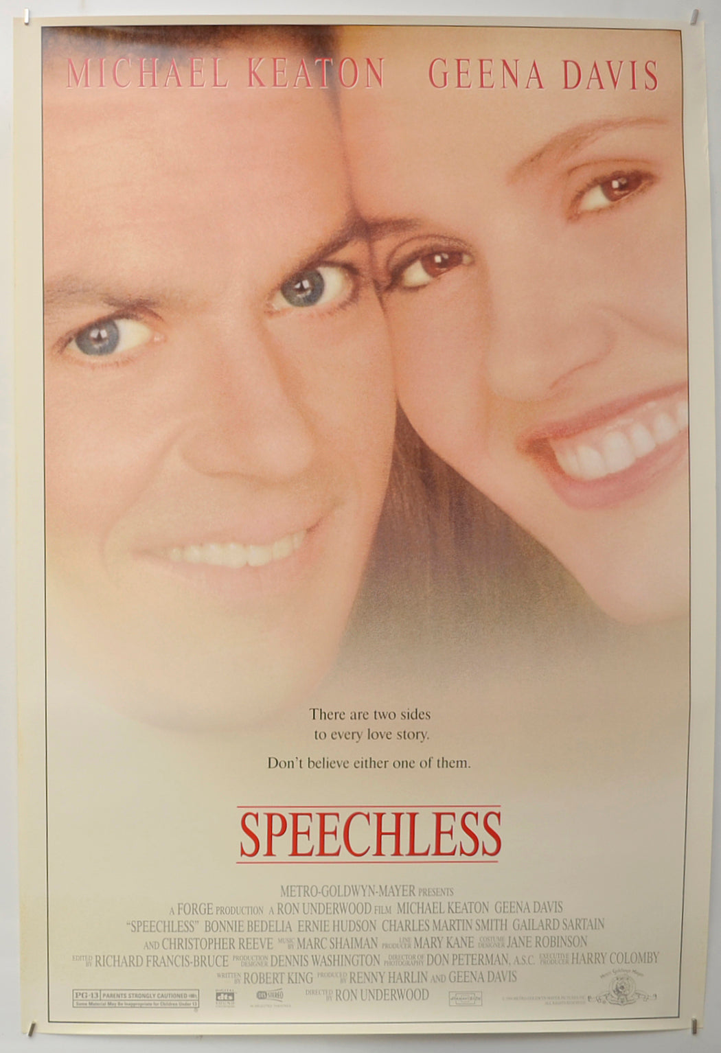 Speechless Original One Sheet Poster - Film Poster - Movie Poster