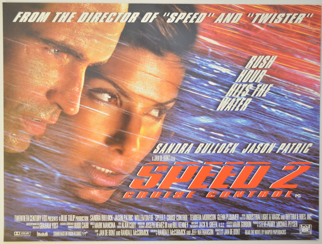 Speed 2 : Cruise Control Original Mini Quad Poster - Film Poster - Movie Poster