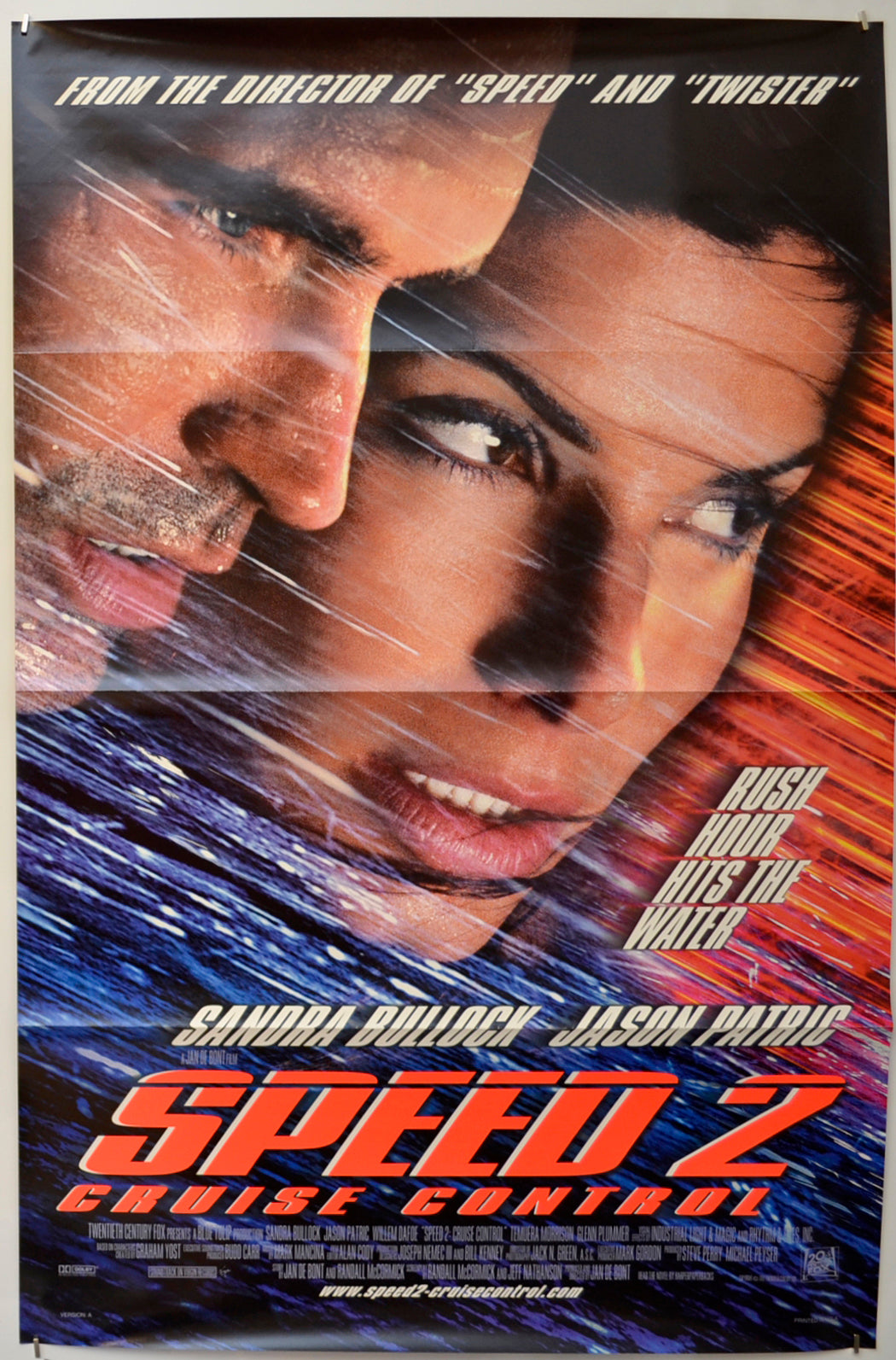 Speed 2 : Cruise Control  Original One Sheet Poster - Film Poster - Movie Poster