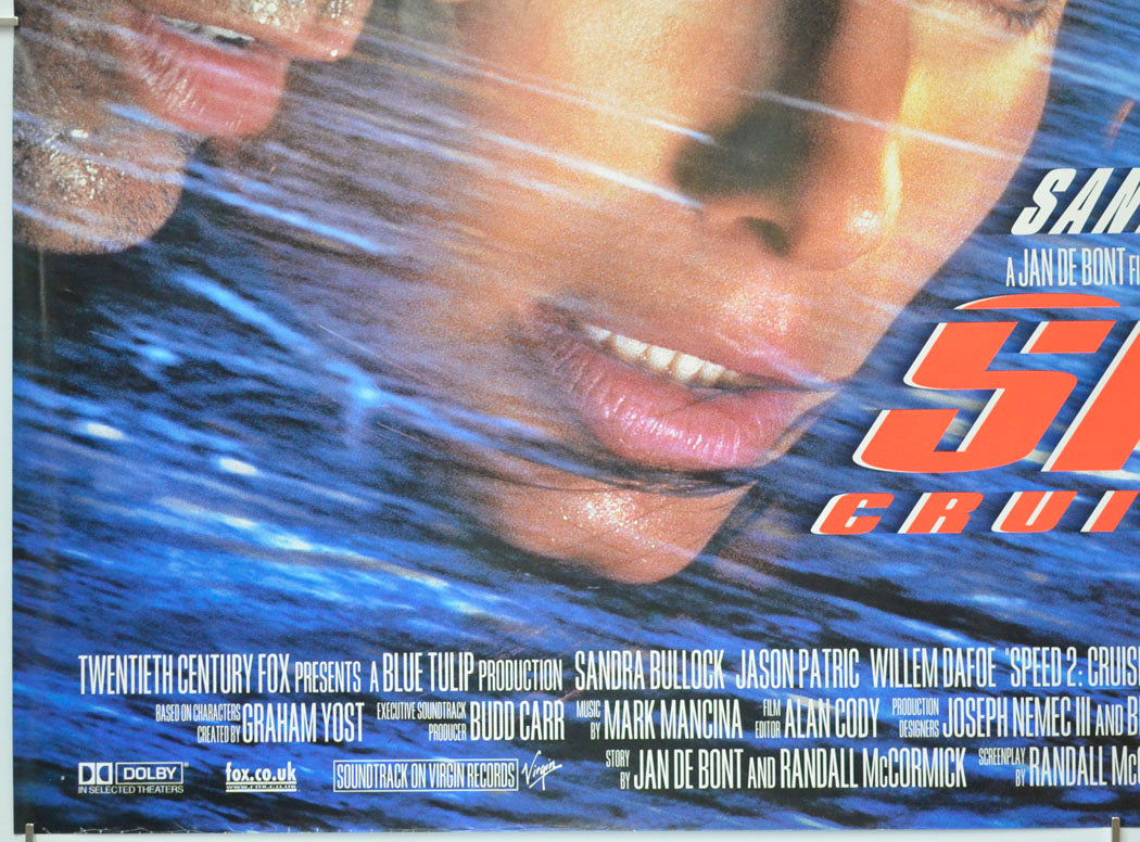 SPEED 2 : CRUISE CONTROL (Bottom Left) Cinema Quad Movie Poster 