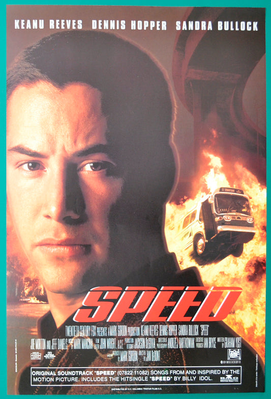 Speed  Original Belgian Poster - Film Poster - Movie Poster