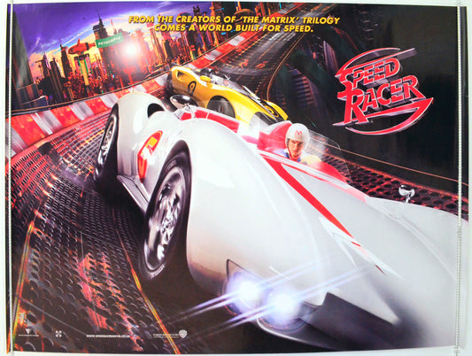 Speed Racer  (Teaser / Advance Version)   Original British Quad Poster - Film Poster - Movie Poster 