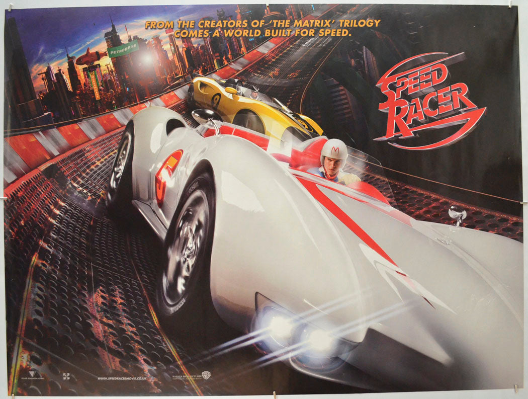 Speed Racer (Teaser / Advance Version) Original Quad Poster - Film Poster - Movie Poster - Cinema Poster