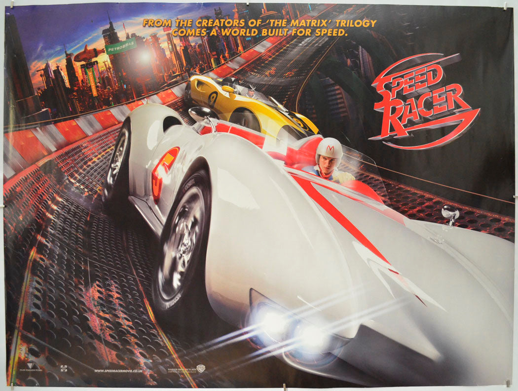 Speed Racer (Teaser / Advance Version) Original Quad Poster - Film Poster - Movie Poster - Cinema Poster