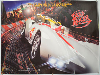 Speed Racer (Teaser / Advance Version) Original Quad Poster - Film Poster - Movie Poster - Cinema Poster