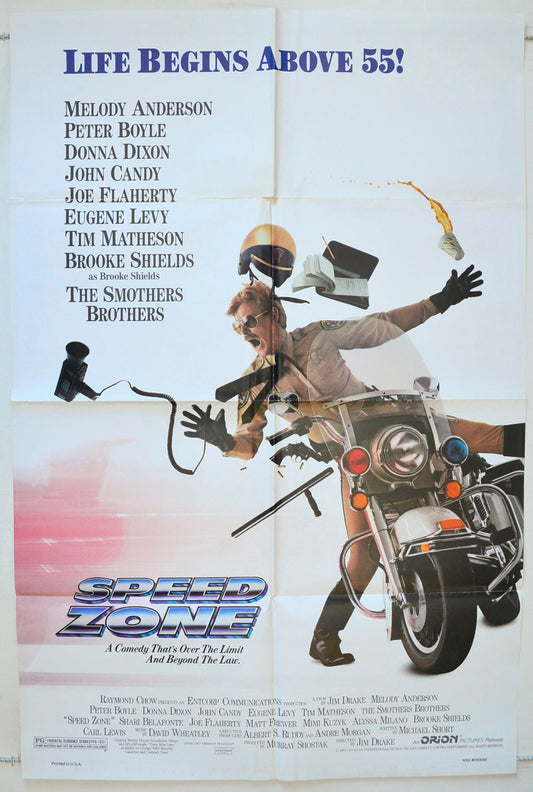 Speed Zone  (a.k.a. Cannonball Fever)   Original One Sheet Poster - Movie Poster