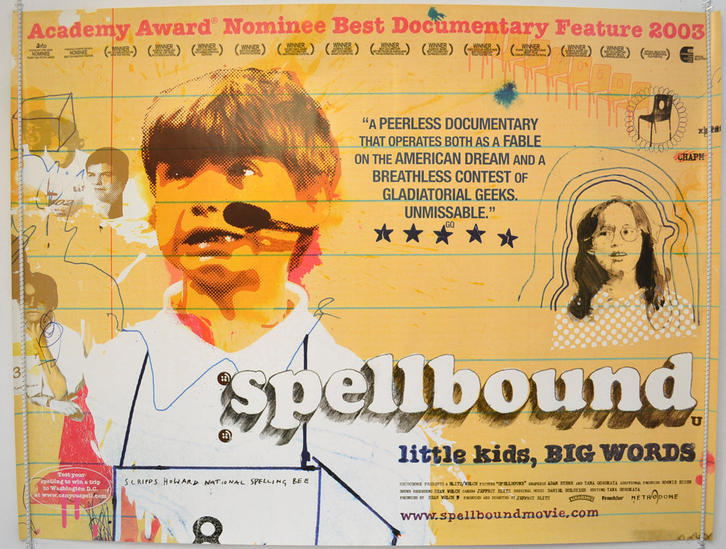 Spellbound  Original Quad Poster - Film Poster - Movie Poster