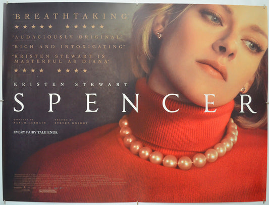 Spencer - Original Quad Poster - Film Poster - Movie Poster