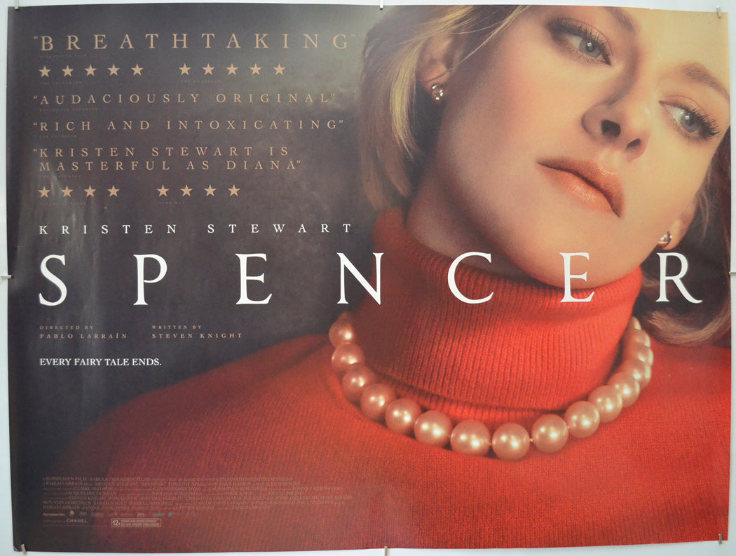 Spencer - Original Quad Poster - Film Poster - Movie Poster