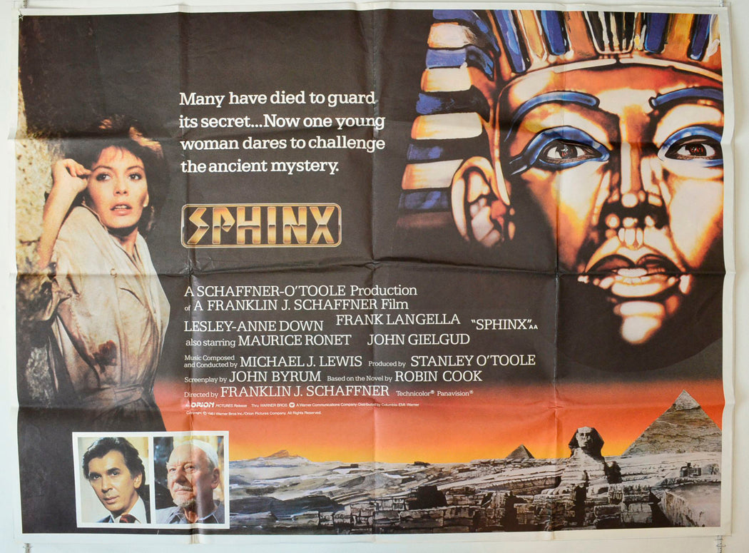 Sphinx Original British Quad Poster - Movie Poster