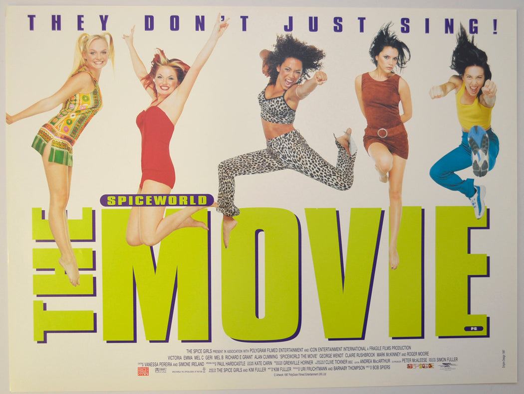 Spiceworld : The Movie Original Mini Quad Poster - Film Poster - Movie Poster