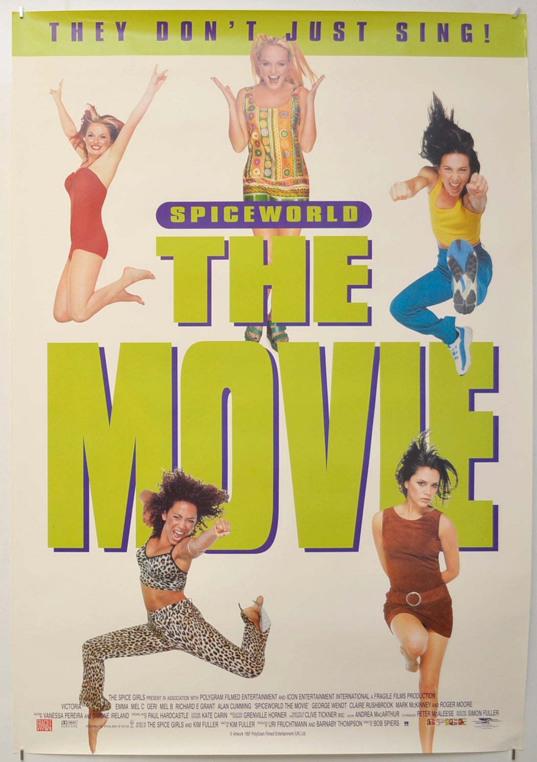 Spiceworld : The Movie  Original One Sheet Poster - Film Poster - Movie Poster