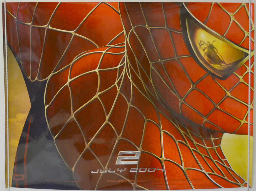 Spider-Man 2  (Teaser / Advance Version 2)  Original Quad Poster - Film Poster - Movie Poster 