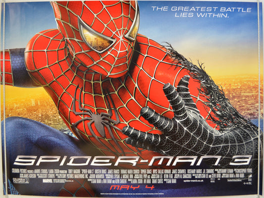 Spider-Man 3  Original Quad Poster - Film Poster - Movie Poster 