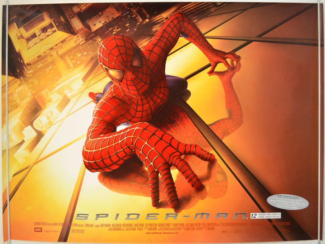 Spider-Man  Original Quad Poster - Film Poster - Movie Poster 