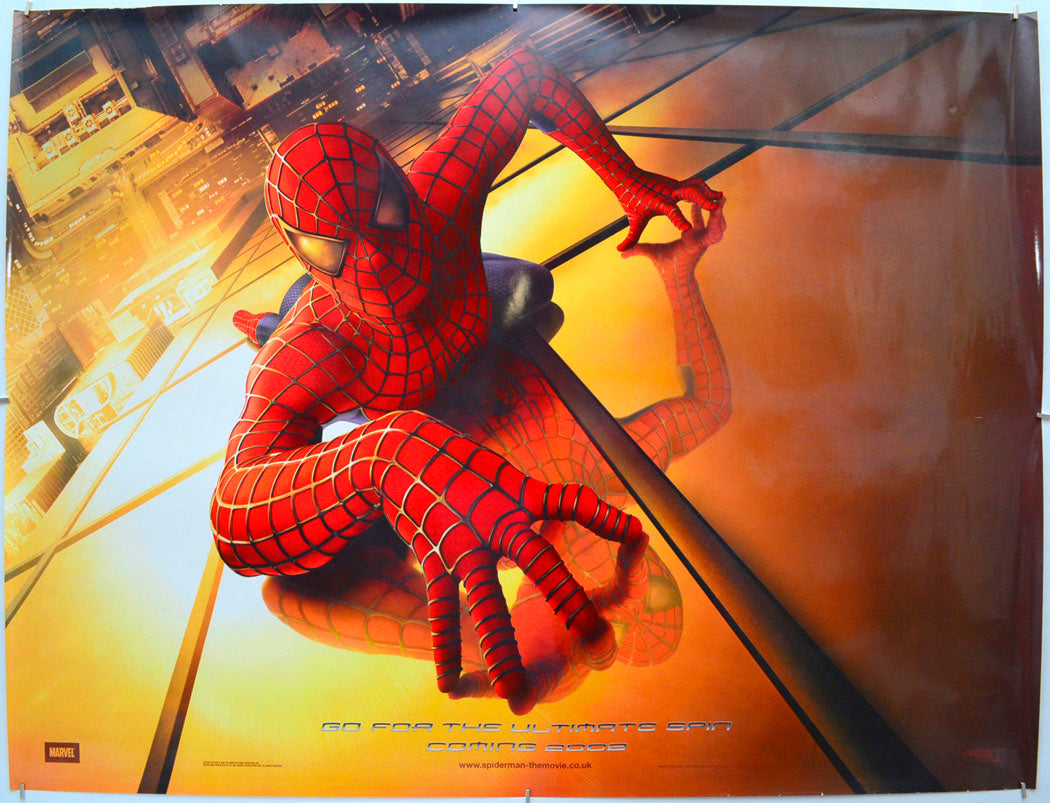 Spider-Man (Teaser / Advance Version)Original Quad Poster - Film Poster - Movie Poster