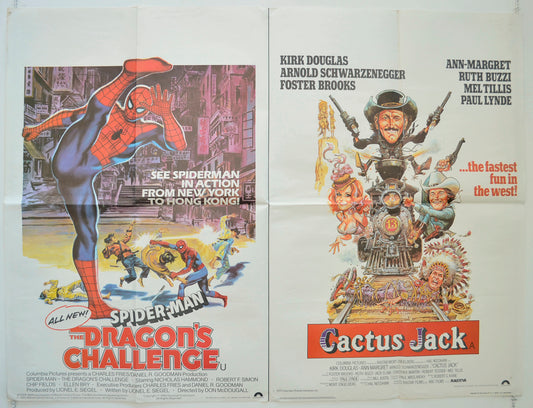 Spider-Man - The Dragon's Challenge / Cactus Jack  Original British Quad Poster - Film Poster - Movie Poster 