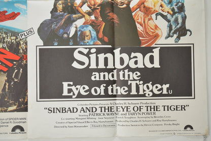 SPIDER-MAN / SINBAD AND THE EYE OF THE TIGER (Bottom Right) Cinema Quad Movie Poster 