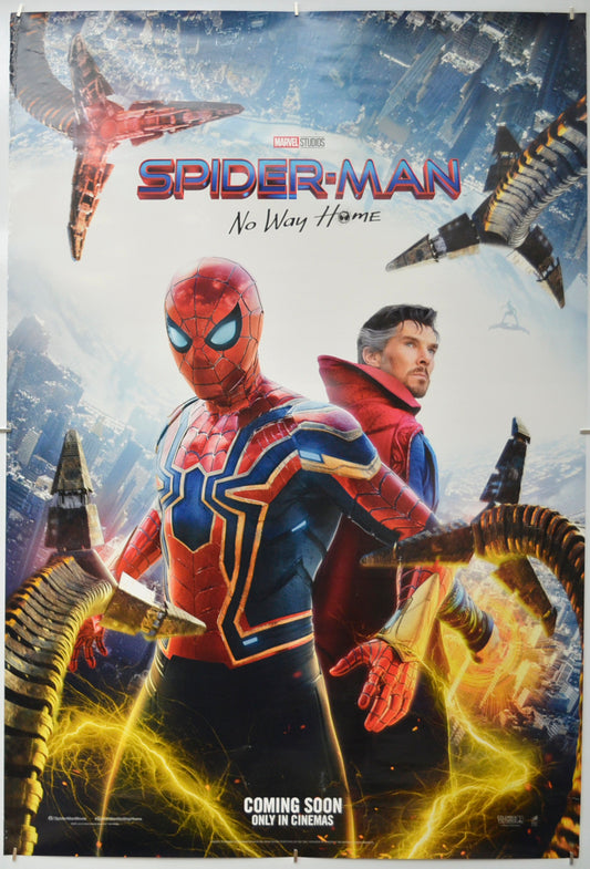 Spider-man: No Way Home (Teaser / Advance Version)  Original One Sheet Poster - Film Poster - Movie Poster