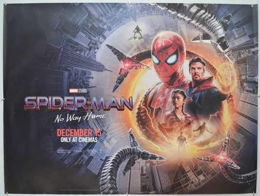 Spider-man: No Way Home (Teaser / Advance Version) Original Quad Poster - Film Poster - Movie Poster