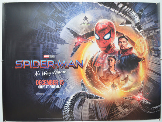 Spider-man: No Way Home (Teaser / Advance Version) Original Quad Poster - Film Poster - Movie Poster