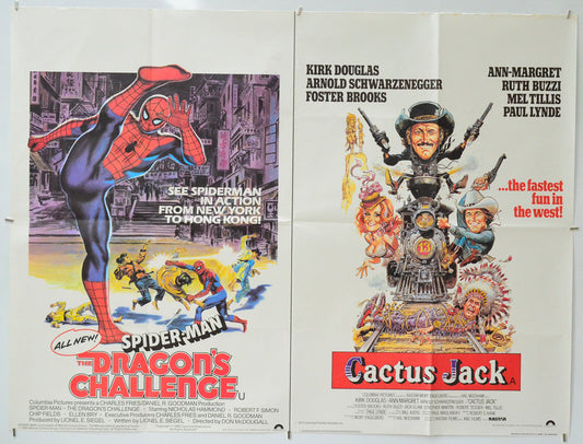 Spider-Man - The Dragon's Challenge / Cactus Jack - Original Quad Poster - Film Poster - Movie Poster