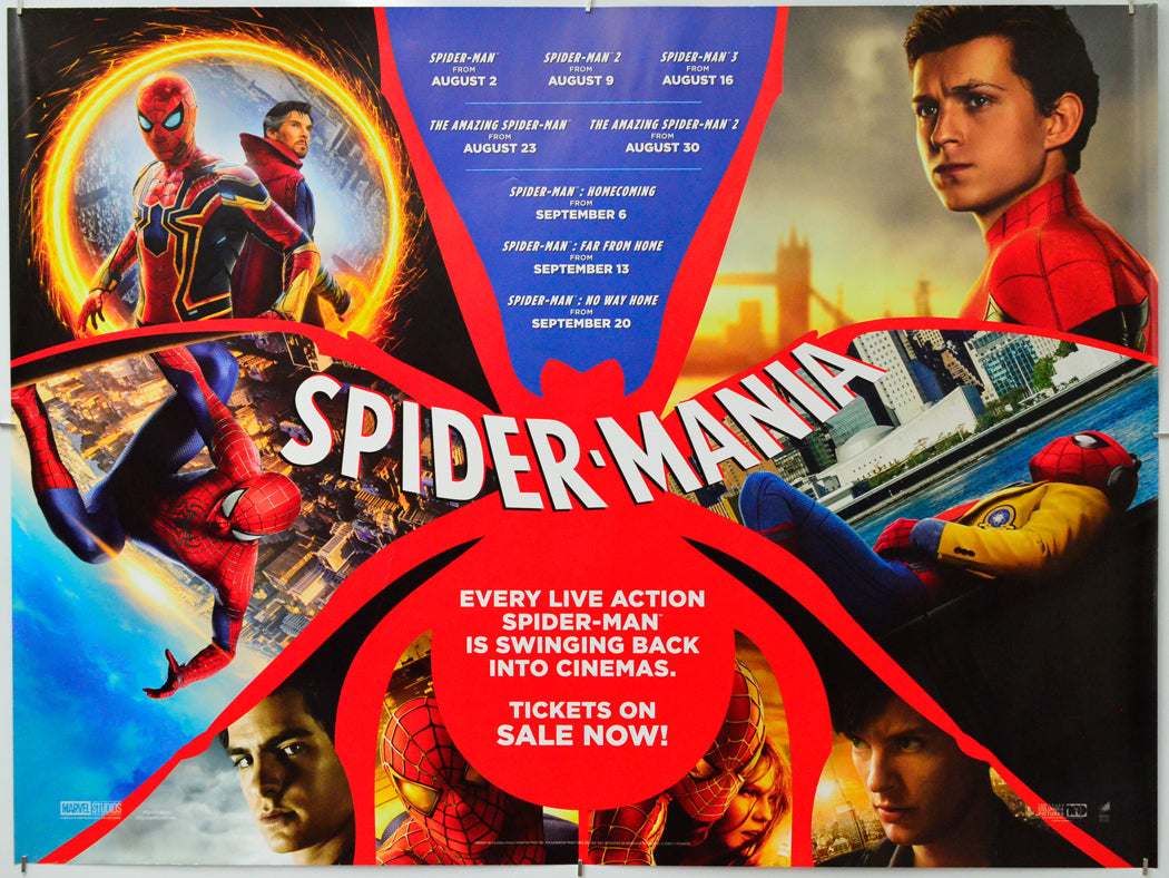 Spider-Mania - Original Quad Poster - Film Poster - Movie Poster