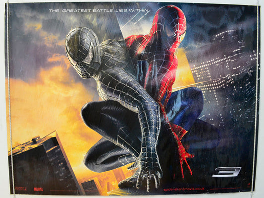 Spider-Man 3   (a.k.a. Spiderman 3) <br> (Teaser / Advance Version) Original British Quad Poster - Film Poster - Movie Poster