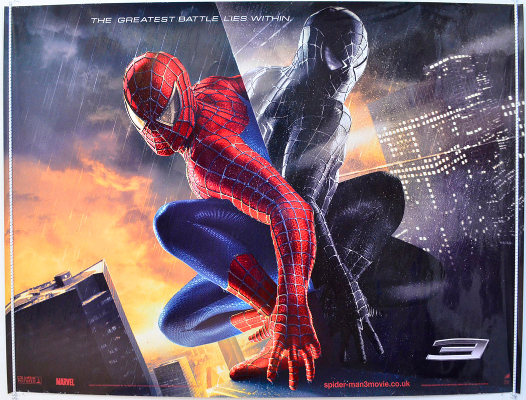 Spider-Man 3  Original British Quad Poster - Film Poster - Movie Poster 