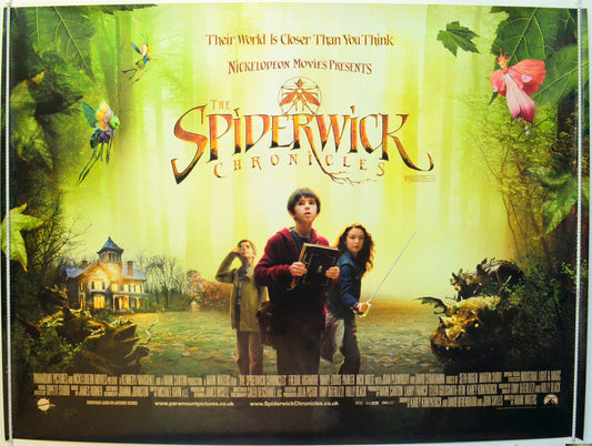 The Spiderwick Chronicles Original British Quad Poster - Film Poster - Movie Poster 