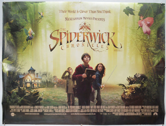 The Spiderwick Chronicles Original Quad Poster - Film Poster - Movie Poster