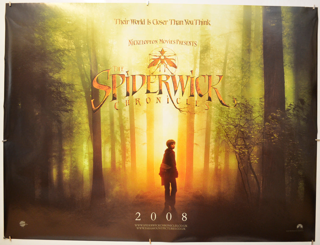 The Spiderwick Chronicles  (Teaser / Advance Version) Original Quad Poster - Film Poster - Movie Poster  