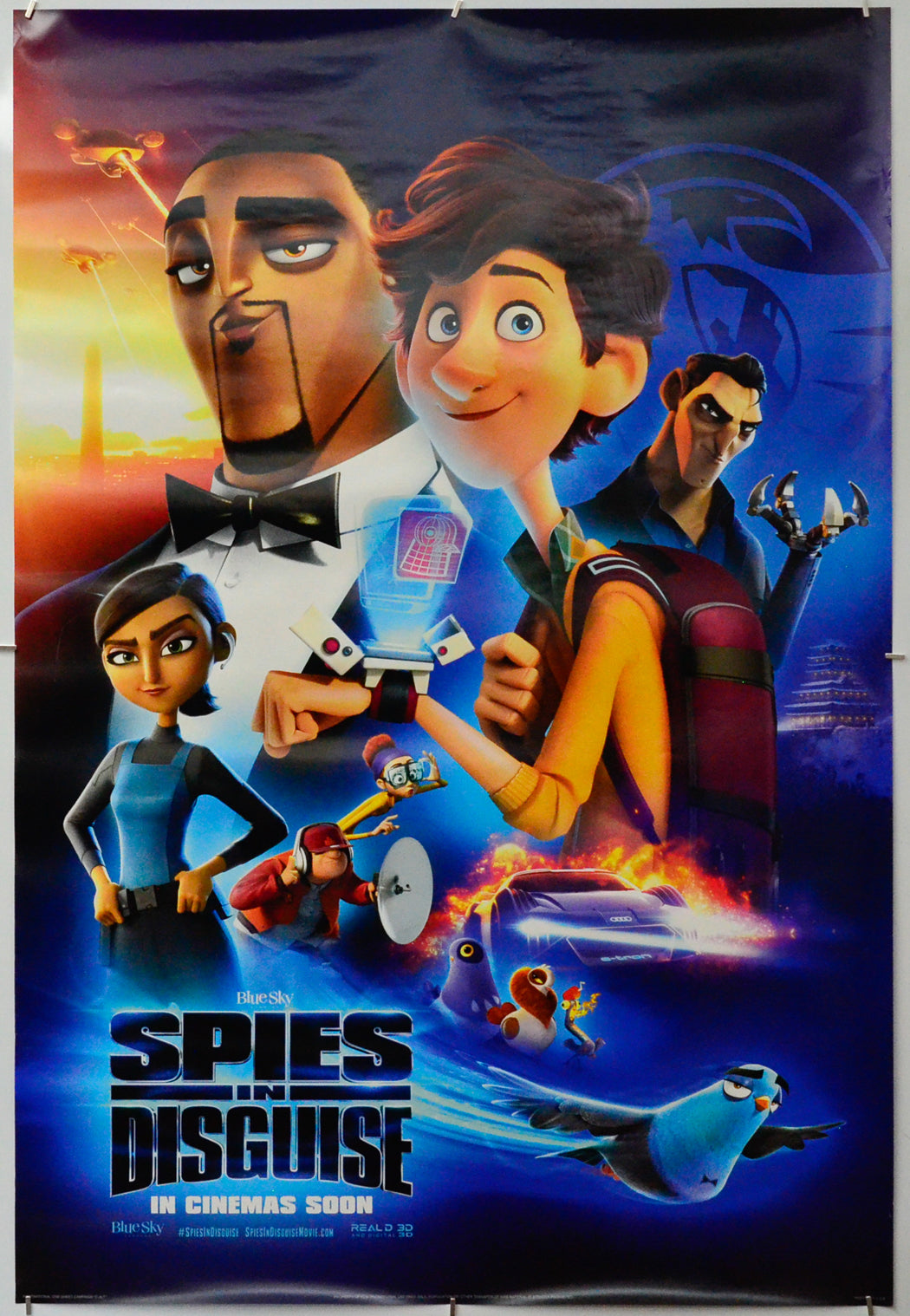 Spies In Disguise - Original One Sheet Poster - Film Poster - Movie Poster 