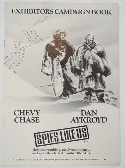 Spies Like Us Original 8 Page Cinema Exhibitors Campaign Pressbook (UK)