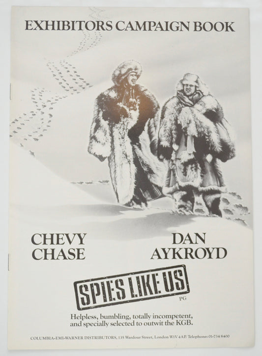 Spies Like Us Original 8 Page Cinema Exhibitors Campaign Pressbook (UK)