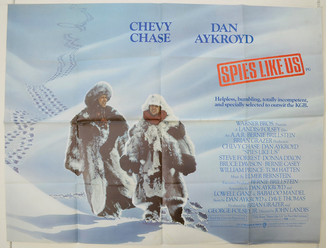 Spies Like Us   Original Quad Poster - Film Poster - Movie Poster 