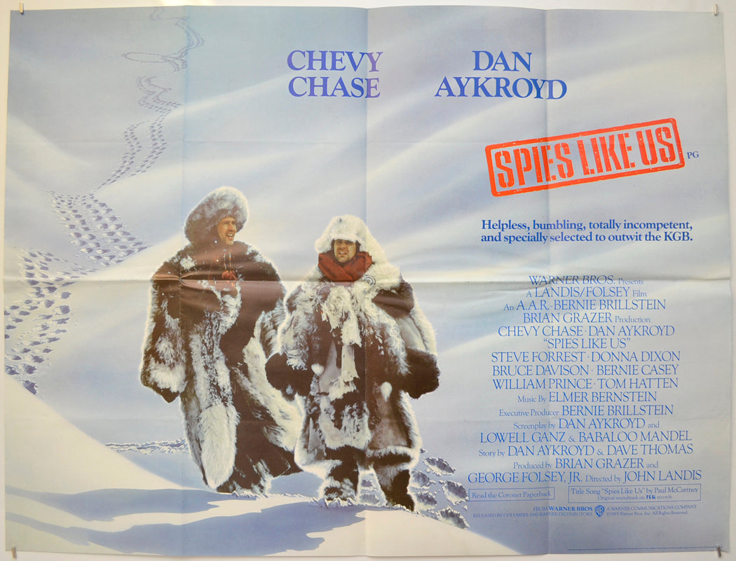 Spies Like Us  Original Quad Poster - Film Poster - Movie Poster