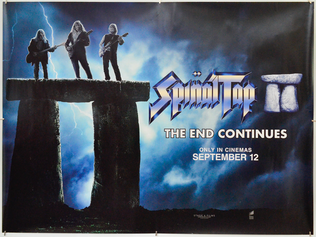 Spinal Tap II: The End Continues - Original Quad Poster - Film Poster - Movie Poster