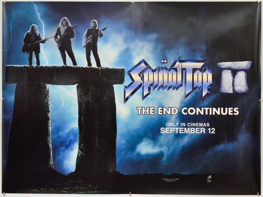 Spinal Tap II: The End Continues - Original Quad Poster - Film Poster - Movie Poster