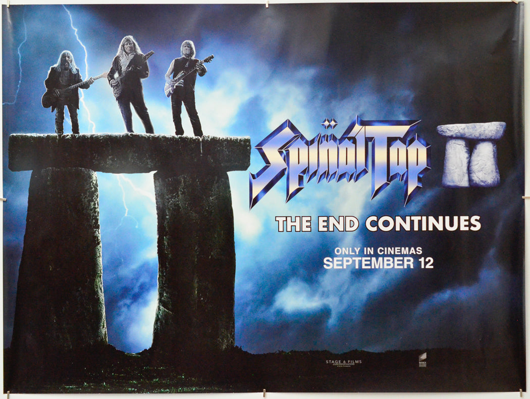 Spinal Tap II: The End Continues - Original Quad Poster - Film Poster - Movie Poster