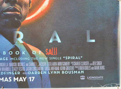 SPIRAL - FROM THE BOOK OF SAW (Bottom Right) Cinema Quad Movie Poster 