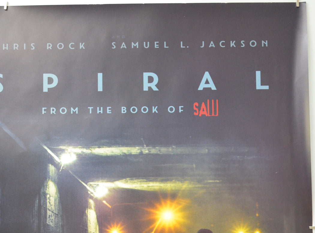 SPIRAL - FROM THE BOOK OF SAW (Top Right) Cinema Quad Movie Poster 