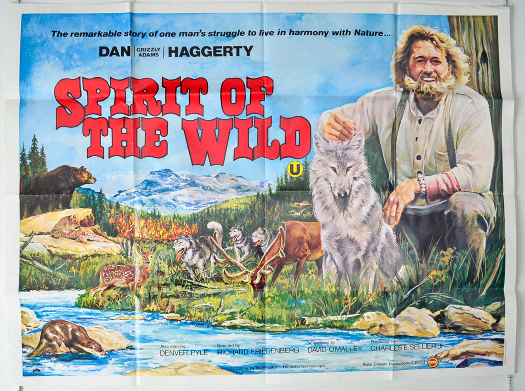 Spirit Of The Wild  (a.k.a. The Adventures of Frontier Fremont)   Original British Quad Poster - Movie Poster