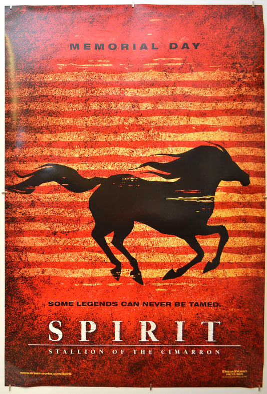 Spirit : Stallion Of the Cimarron (Teaser / Advance Version) Original One Sheet Poster - Film Poster - Movie Poster