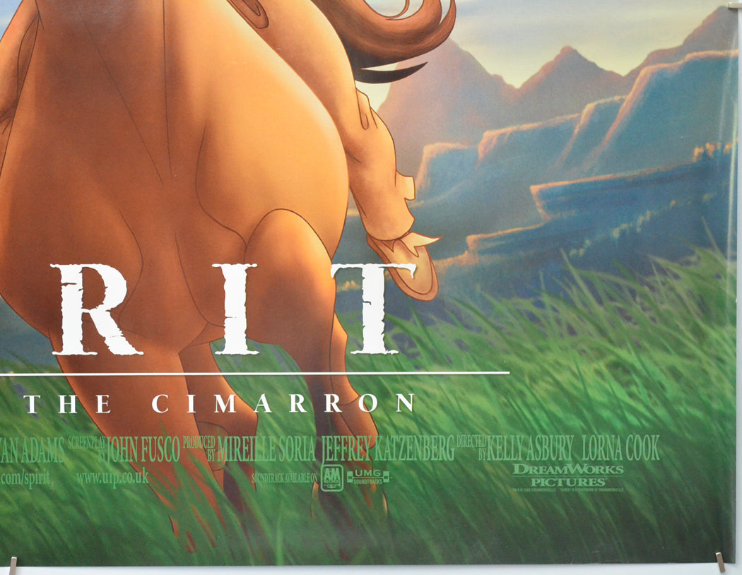 SPIRIT : STALLION OF THE CIMARRON (Bottom Right) Cinema Quad Movie Poster 