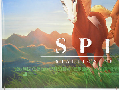 SPIRIT : STALLION OF THE CIMARRON (Bottom Left) Cinema Quad Movie Poster 