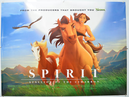 Spirit : Stallion Of The Cimarron Original Quad Poster - Film Poster - Movie Poster  